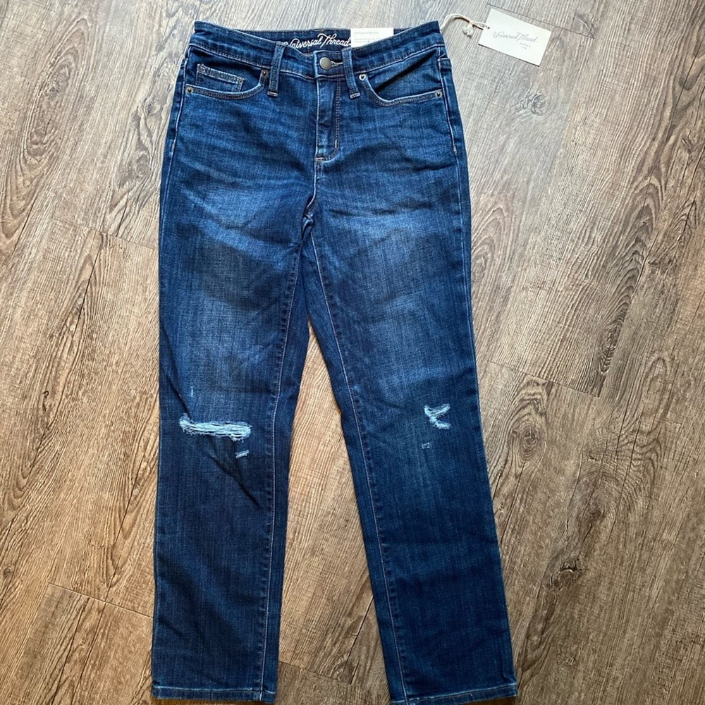Universal Thread high rise straight cropped jean
